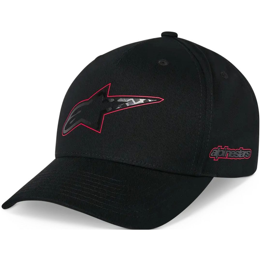Keps Carbon Fiber Snapback Svart ALPINESTARS En storlek