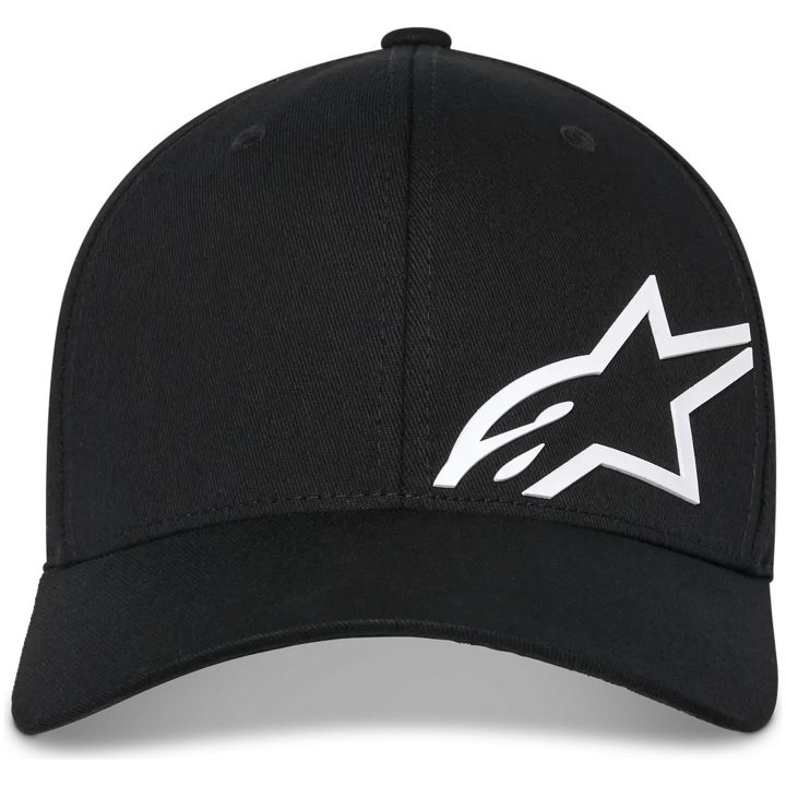 Keps Corp Curved Bill Svart/Vit ALPINESTARS S/M – bild 5