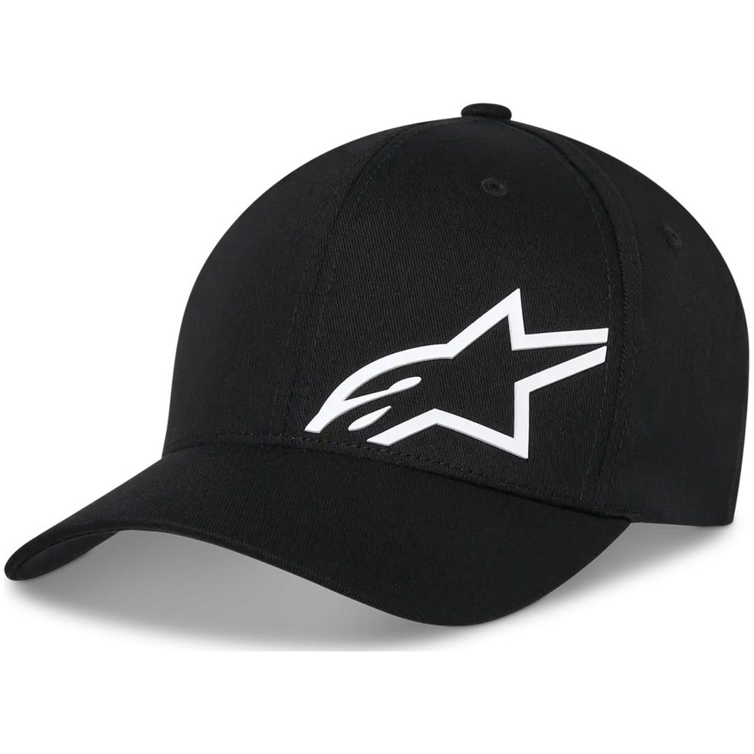 Keps Corp Curved Bill Svart/Vit ALPINESTARS S/M