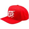 Keps Curved Snapback Röd TROY LEE DESIGNS En storlek vuxen – miniatyr 1