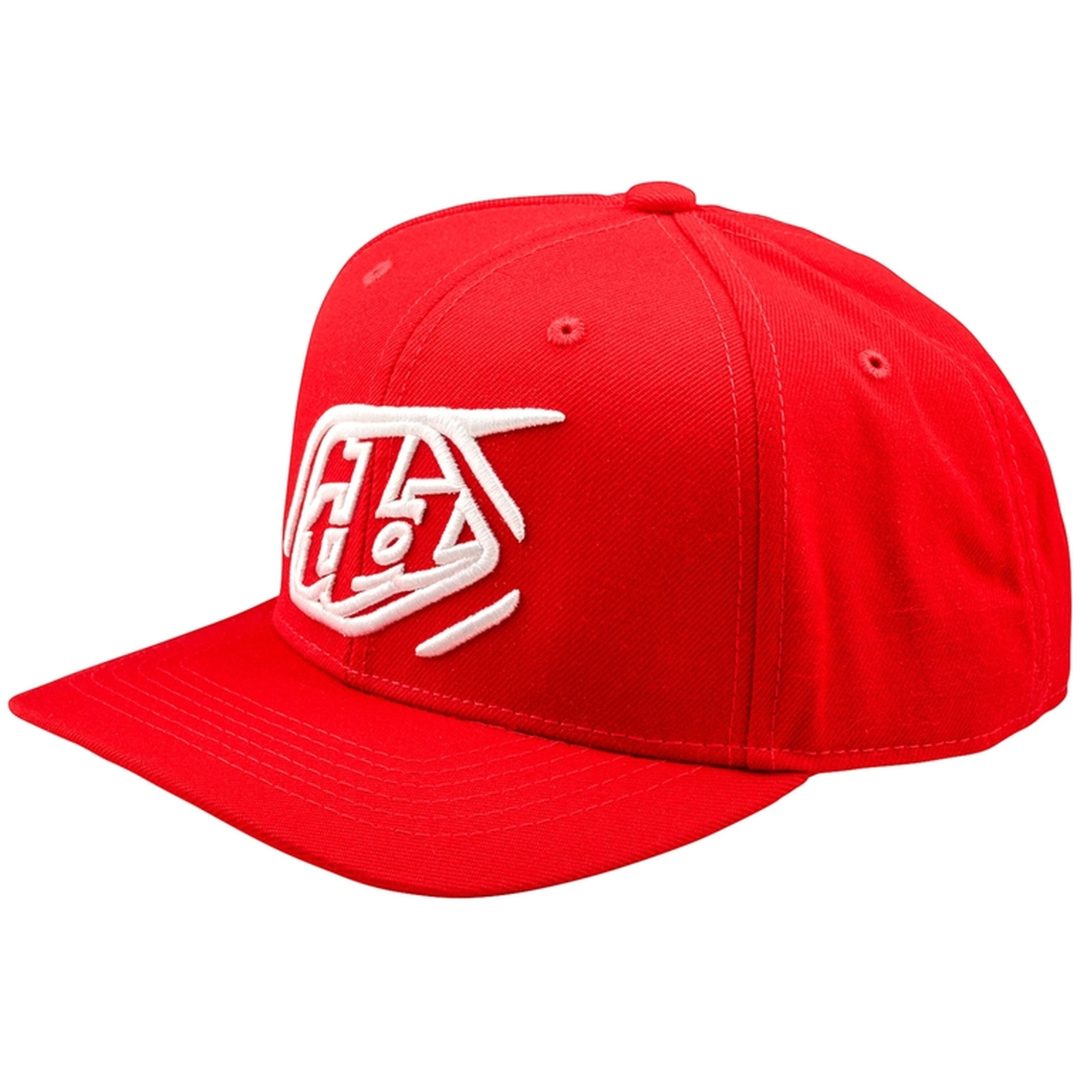Keps Curved Snapback Röd TROY LEE DESIGNS En storlek vuxen