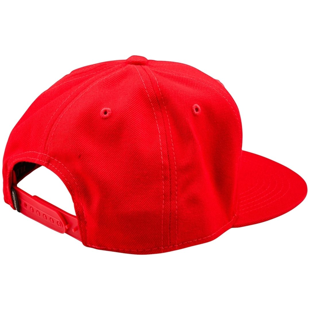 Keps Flat Bill Snapback Badge Röd TROY LEE DESIGNS En storlek vuxen – bild 2