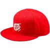Keps Flat Bill Snapback Badge Röd TROY LEE DESIGNS En storlek vuxen – miniatyr 1