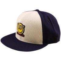 Keps Flat Bill Snapback Happy Dayz Marinblå Beige TROY LEE DESIGNS