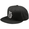 Keps Flat Bill Snapback Peace Svart TROY LEE DESIGNS En storlek vuxen – miniatyr 1