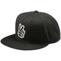 Keps Flat Bill Snapback Peace Svart TROY LEE DESIGNS