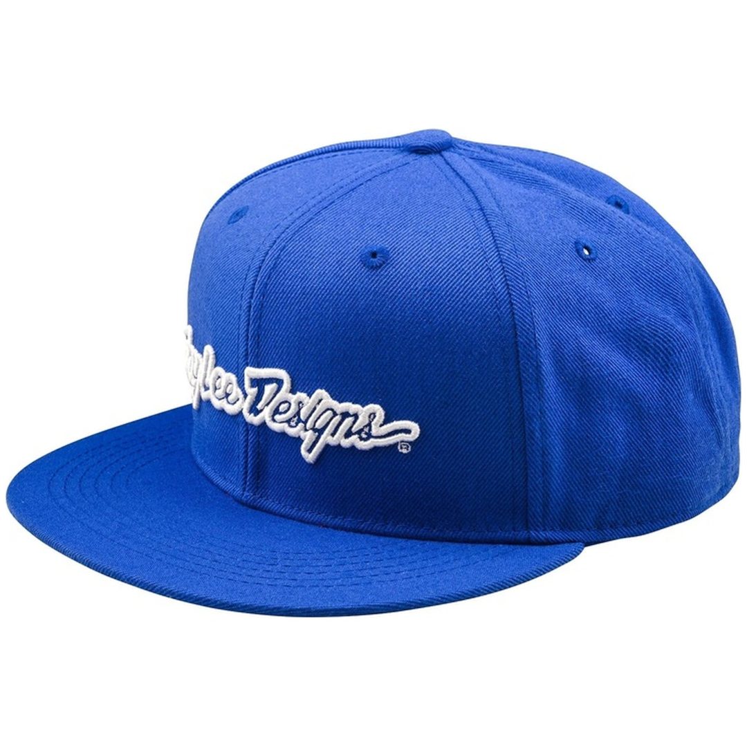 Keps Flat Bill Snapback Signatur Blå TROY LEE DESIGNS En storlek vuxen