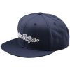 Keps Flat Bill Snapback Signature Marinblå TROY LEE DESIGNS En storlek vuxen – miniatyr 1