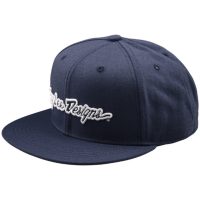 Keps Flat Bill Snapback Signature Marinblå TROY LEE DESIGNS