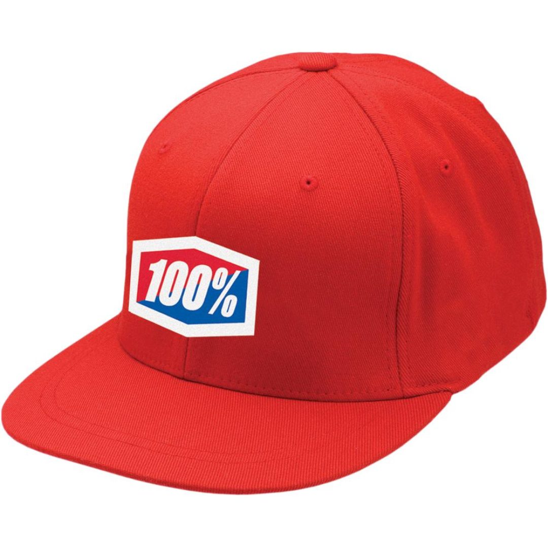 Keps Flex Röd 100% Small/Medium