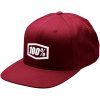 Keps Icon Snapback Burgundy 100% En storlek – miniatyr 1