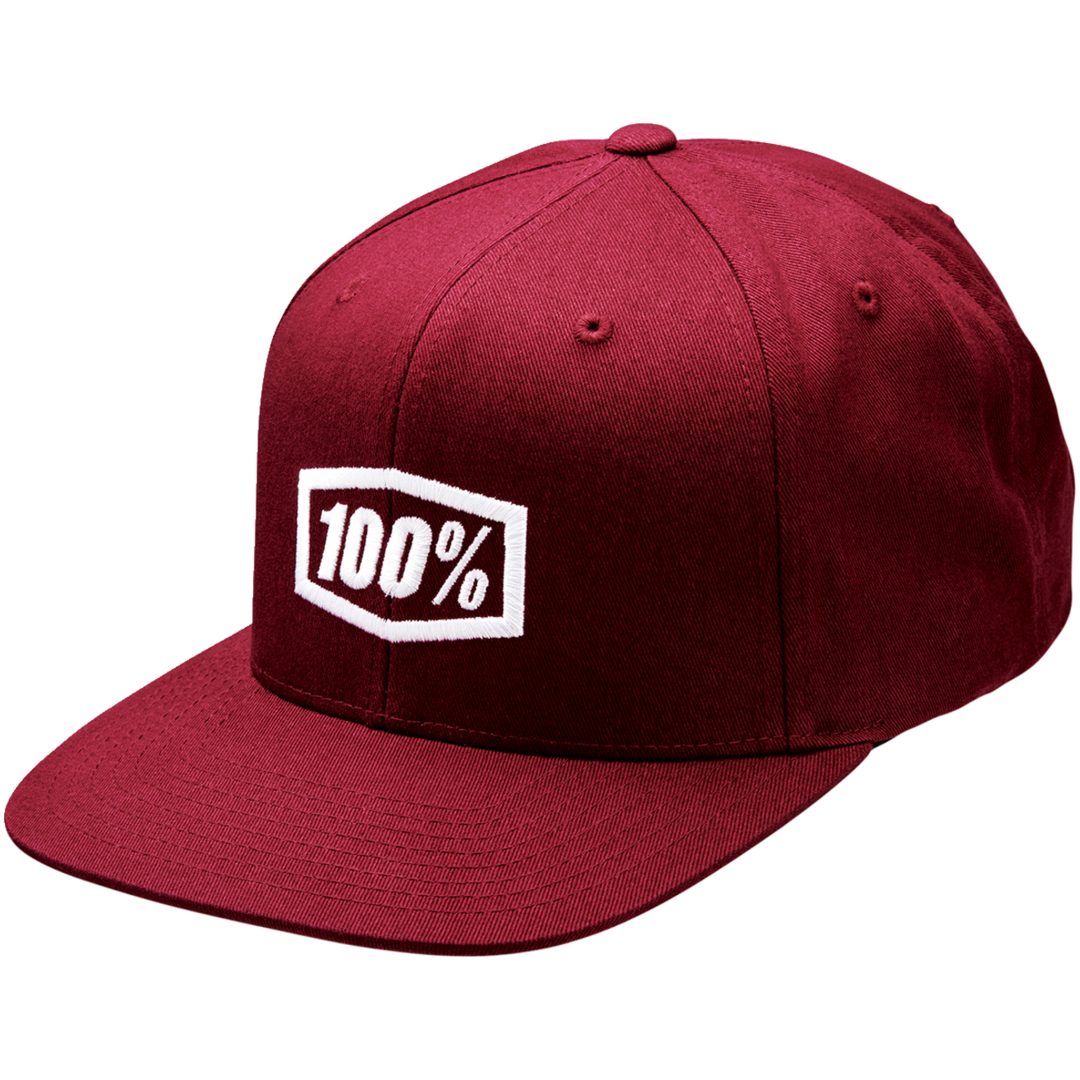 Keps Icon Snapback Burgundy 100% En storlek
