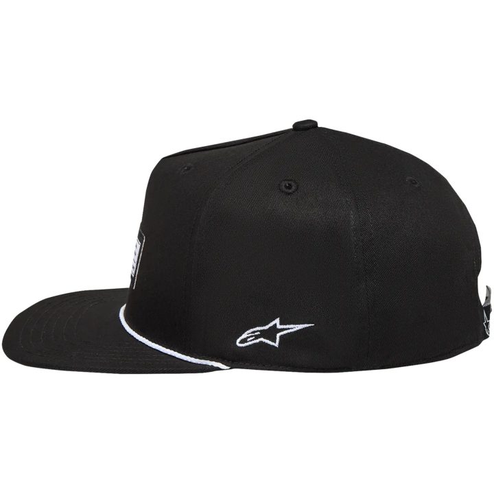 Keps Label Snapback Svart Alpinestars En storlek – bild 4