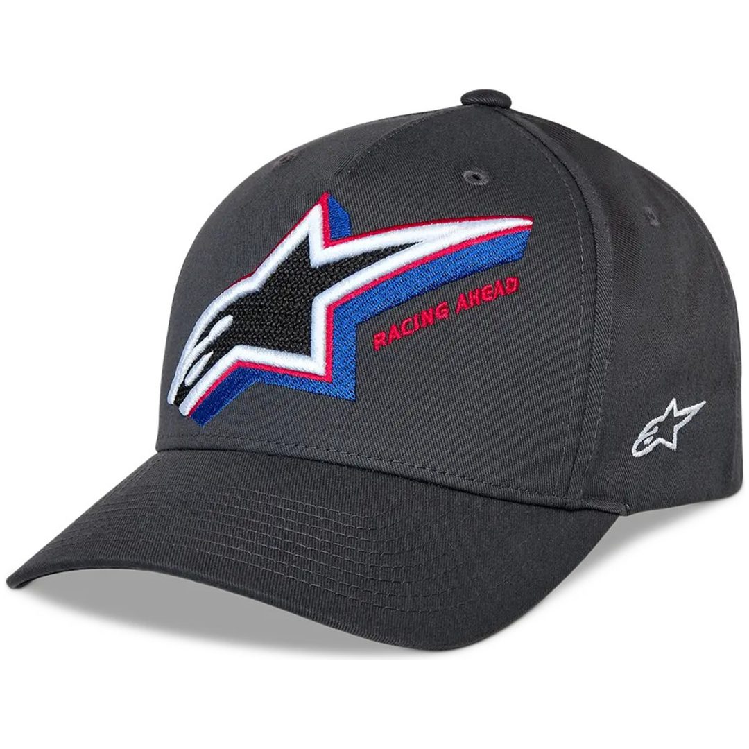 Keps Lucid Snapback Svart Grå ALPINESTARS (CASUALS) En storlek