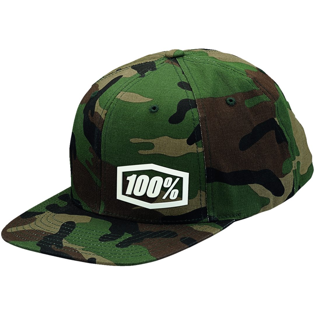 Keps Machine Snapback Camo Grön/tan 100% En storlek