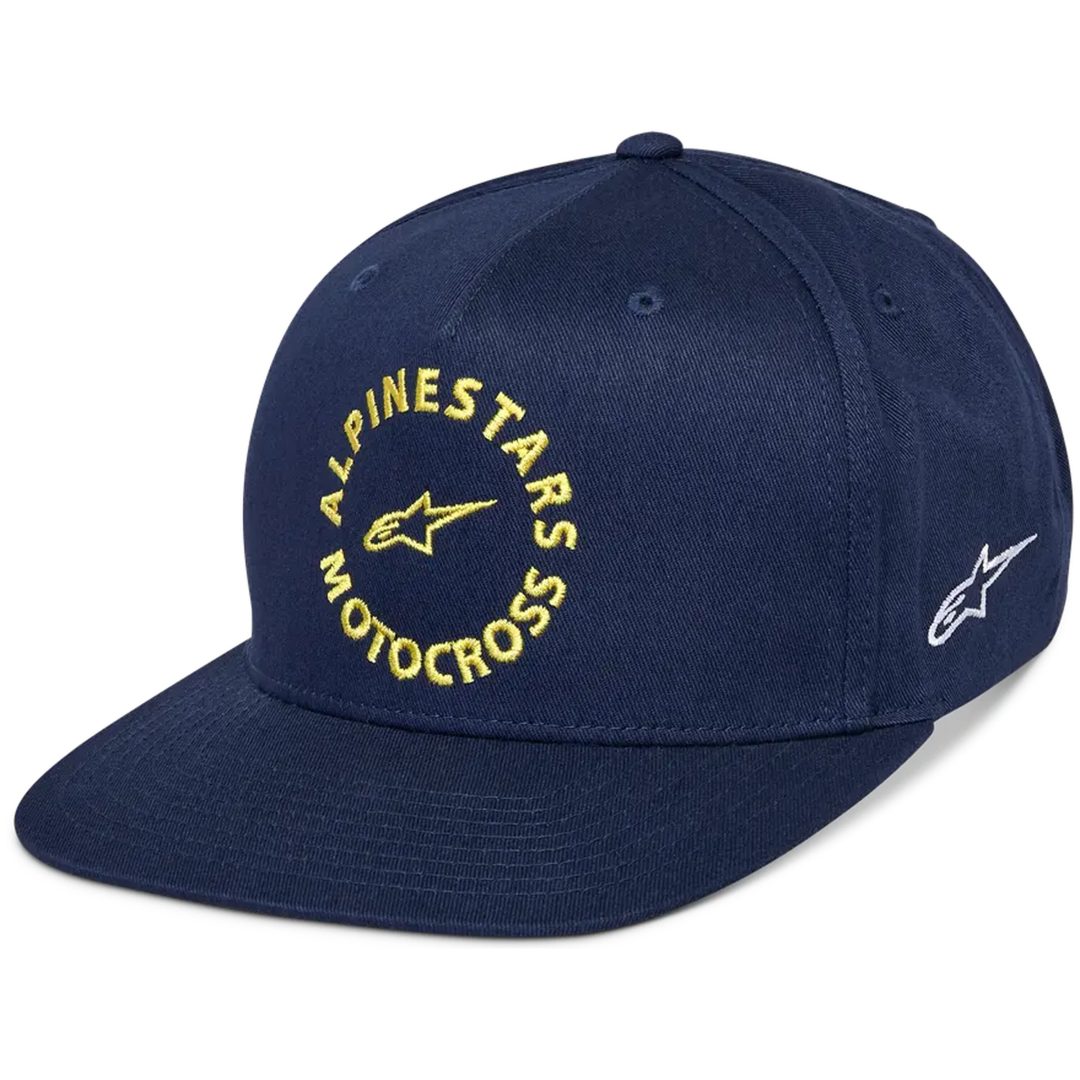 Keps MX Snapback Marinblå ALPINESTARS En storlek