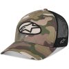 Keps Oblique Trucker Beige/Grön ALPINESTARS En storlek – miniatyr 1