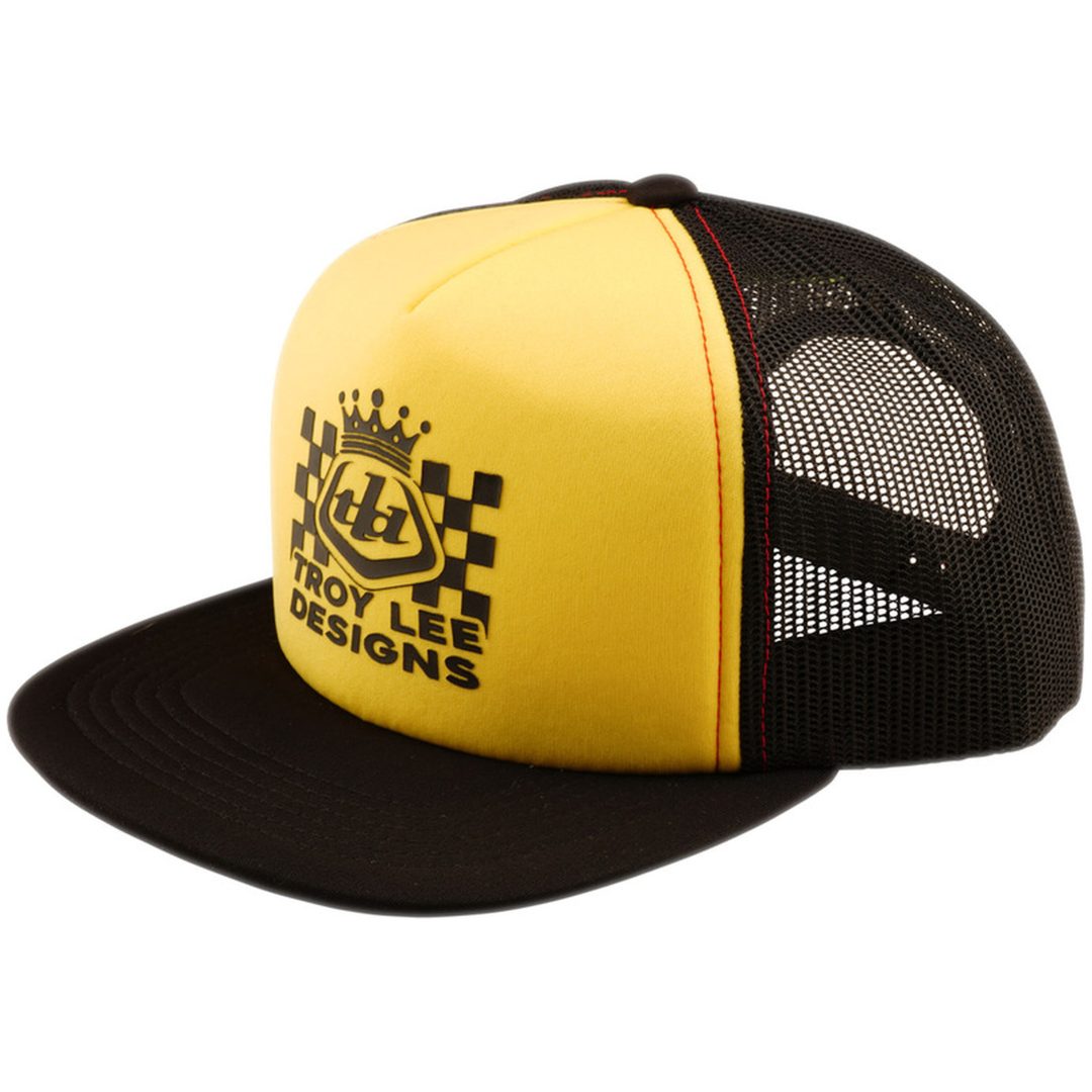 Keps Trucker Snapback Friday Night Svart Guld TROY LEE DESIGNS En storlek vuxen