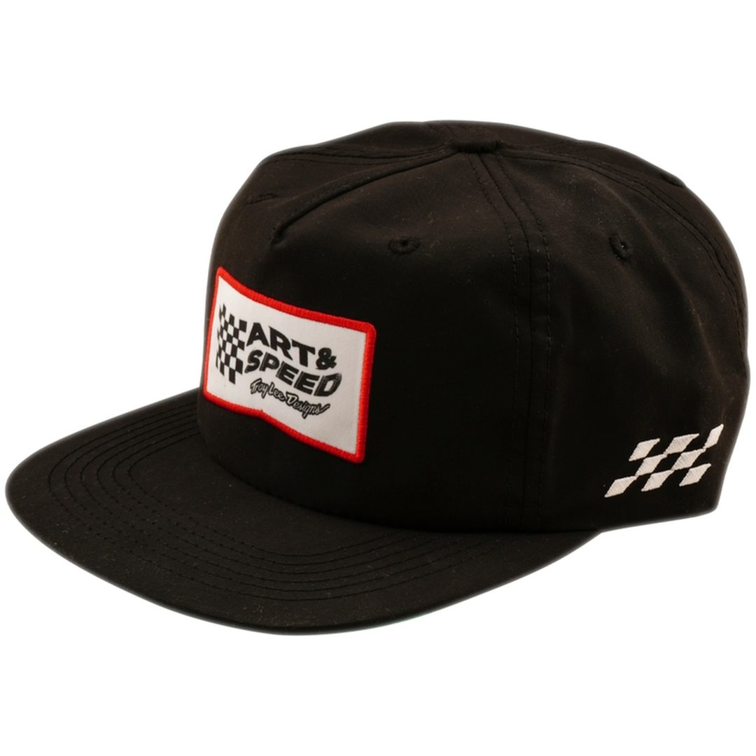 Keps Unstructured Snapback Winners Circle Svart TROY LEE DESIGNS En storlek vuxen