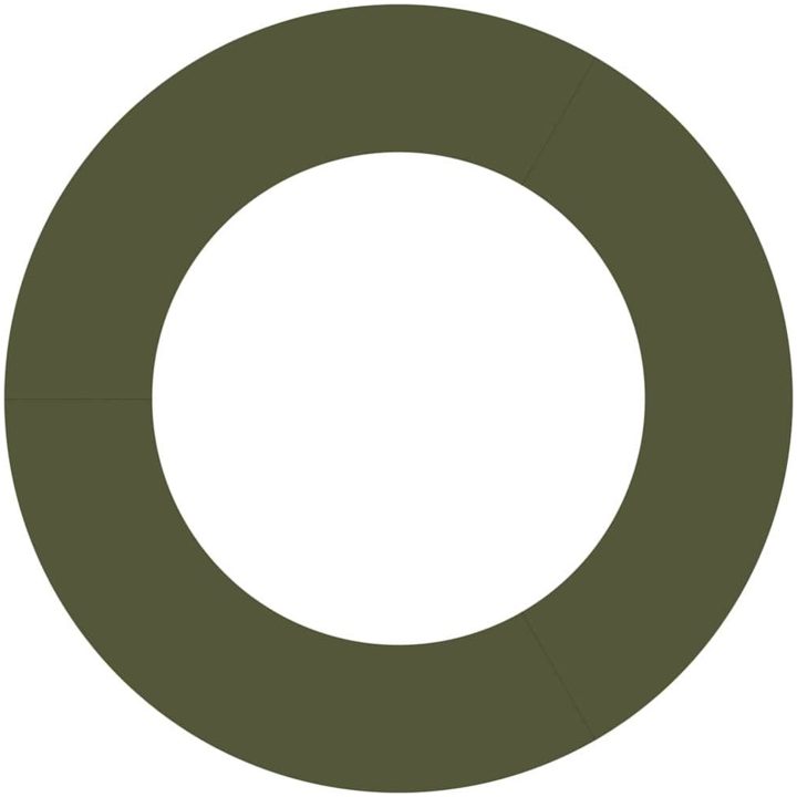 Keramisk Kruka Olivgrön Keramik Dekorativa Inläggningar vidaXL Large – bild 5