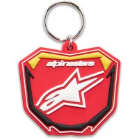KEY FOB PLATE RED/YELLOW/BLACK