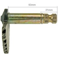 Kick-axel, 63mm/21mm, 139QMA/B