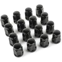 KIMPEX Wheel Nuts M12 x 1.25 Closed Black - Set of 16