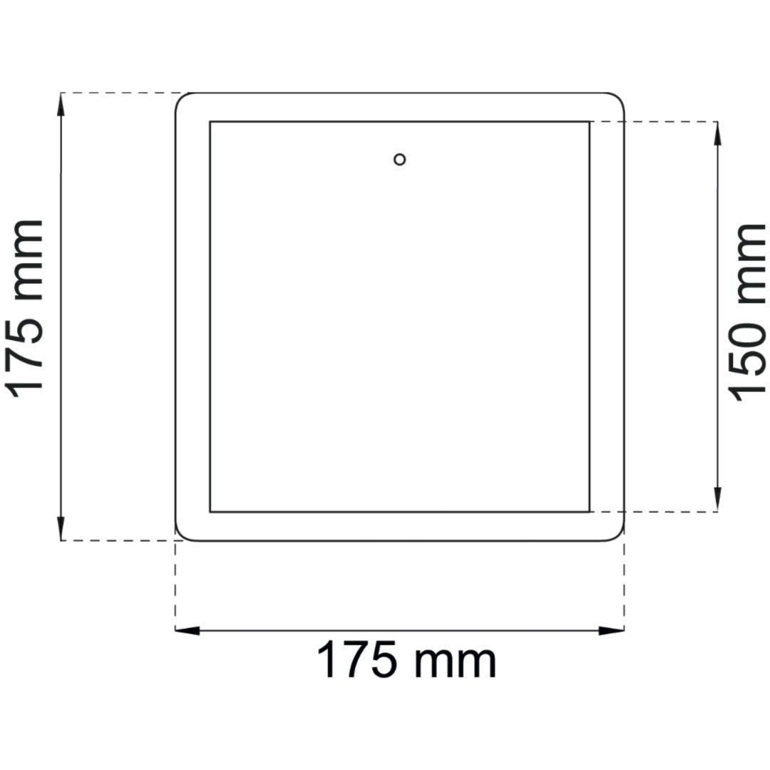 Klaffventil 102 Alu 150mm BAREBO – bild 2