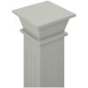 Klassisk blompelare grå 17x17x66 cm MDF vidaXL – miniatyr 5