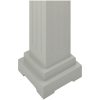 Klassisk blompelare grå 17x17x66 cm MDF vidaXL – miniatyr 6