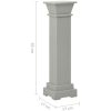 Klassisk blompelare grå 17x17x66 cm MDF vidaXL – miniatyr 7