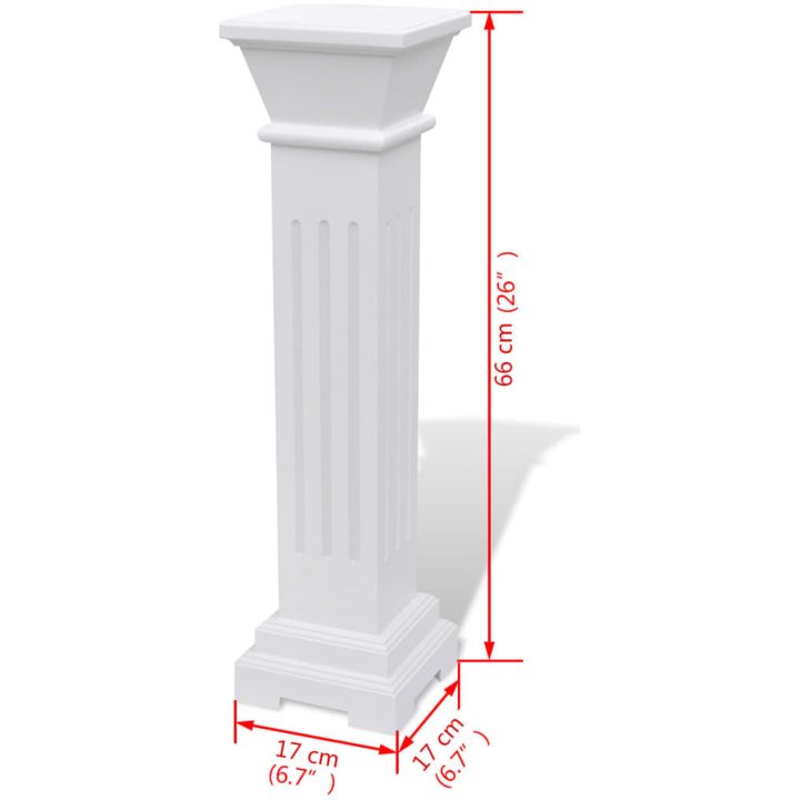 Klassisk blompelare MDF vidaXL – bild 7