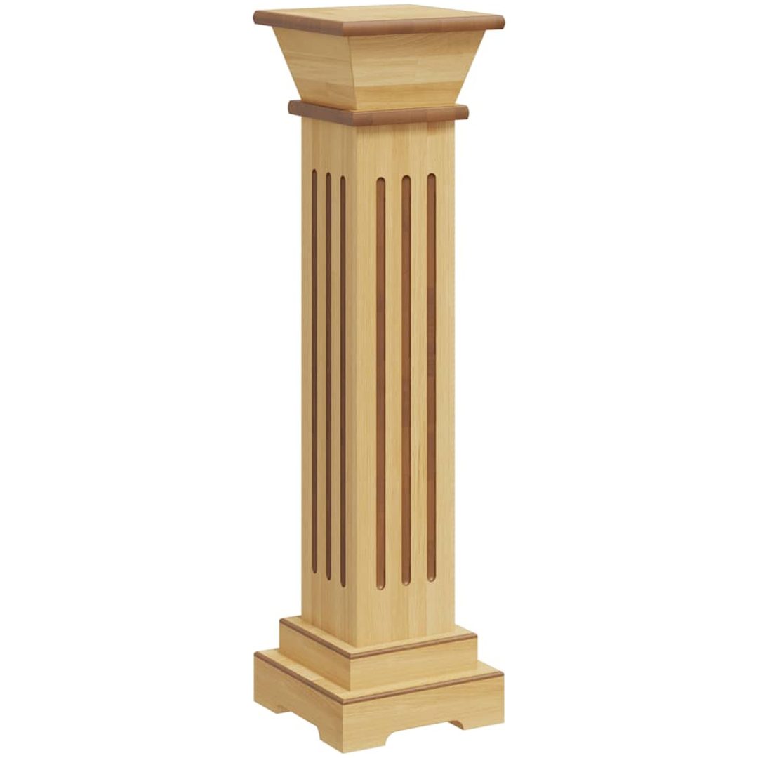 Klassisk blompelare natur 17x17x66 cm MDF vidaXL – bild 2