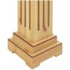 Klassisk blompelare natur 17x17x66 cm MDF vidaXL – miniatyr 7