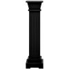 Klassisk blompelare svart 17x17x66 cm MDF vidaXL – miniatyr 3