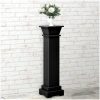 Klassisk blompelare svart 17x17x66 cm MDF vidaXL – miniatyr 4