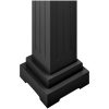 Klassisk blompelare svart 17x17x66 cm MDF vidaXL – miniatyr 6