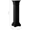 Klassisk blompelare svart 17x17x66 cm MDF vidaXL – miniatyr 7