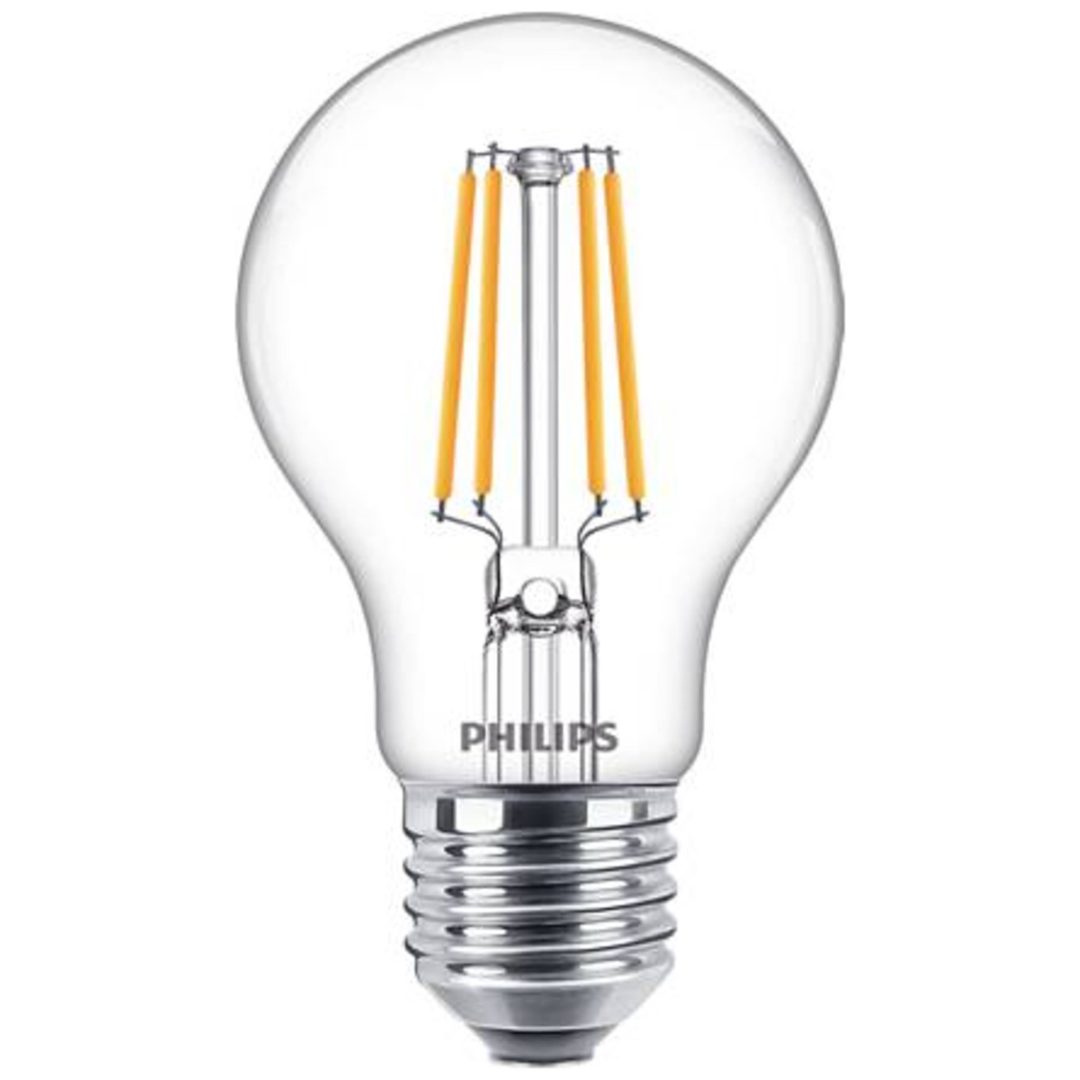 Klassisk glödlampa (LED) E27 (klar) Philips LED CLA 40W LJU E27 SRT4 VV