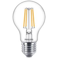 Klassisk glödlampa (LED) E27 (klar) Philips