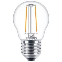 Klassisk LED-lampa E27 (klar) Philips