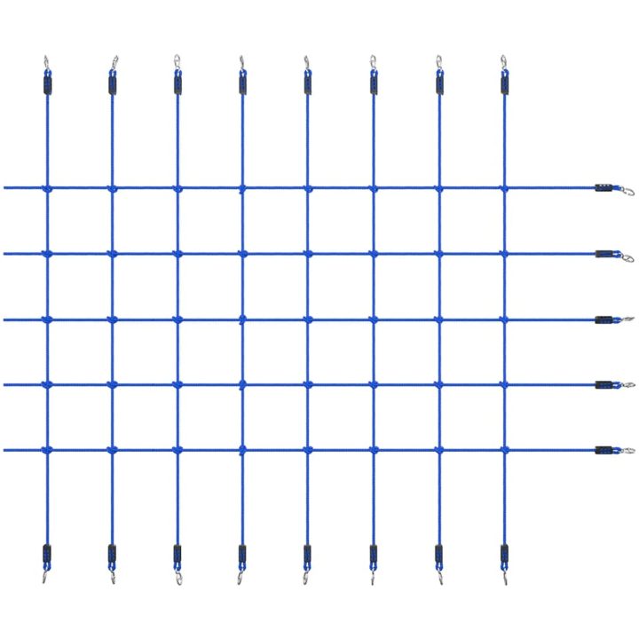 Klätternät 200x150 cm blå vidaXL – bild 2