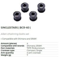 Klingbultar SingleStars Svart BBB