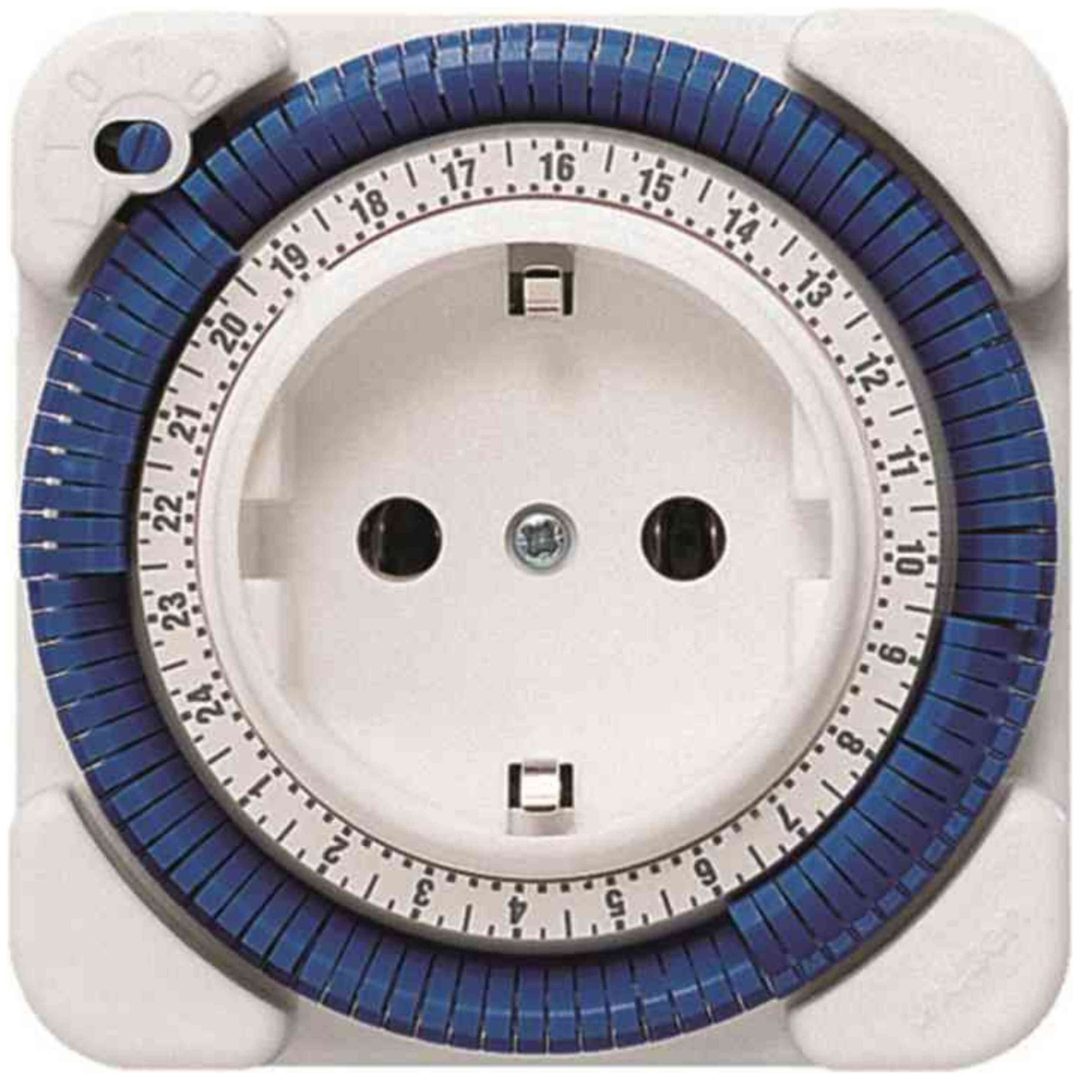 Klockströmställare analog IP20 Theben