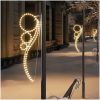 Klotformade ljusslingor 4 st varmvit 111,5x35x4,5 cm vidaXL – miniatyr 1