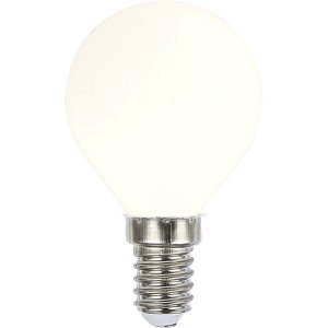 Klotlampa E14 2W LED filament 2700K, vit