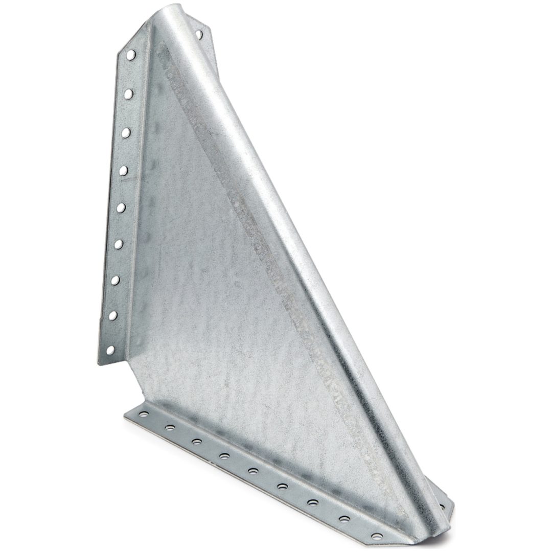 Knagge Kb 210x210x2,0x107 FASTCC Dimension BxDxTxH 210x210x20x107 mm