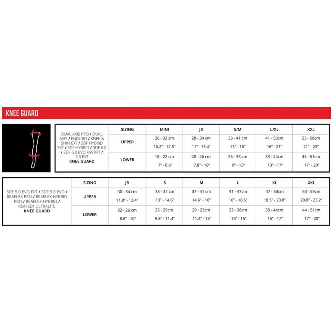 Knäskydd 3DF 5.0 Evo EXT Svart Leatt M – bild 4
