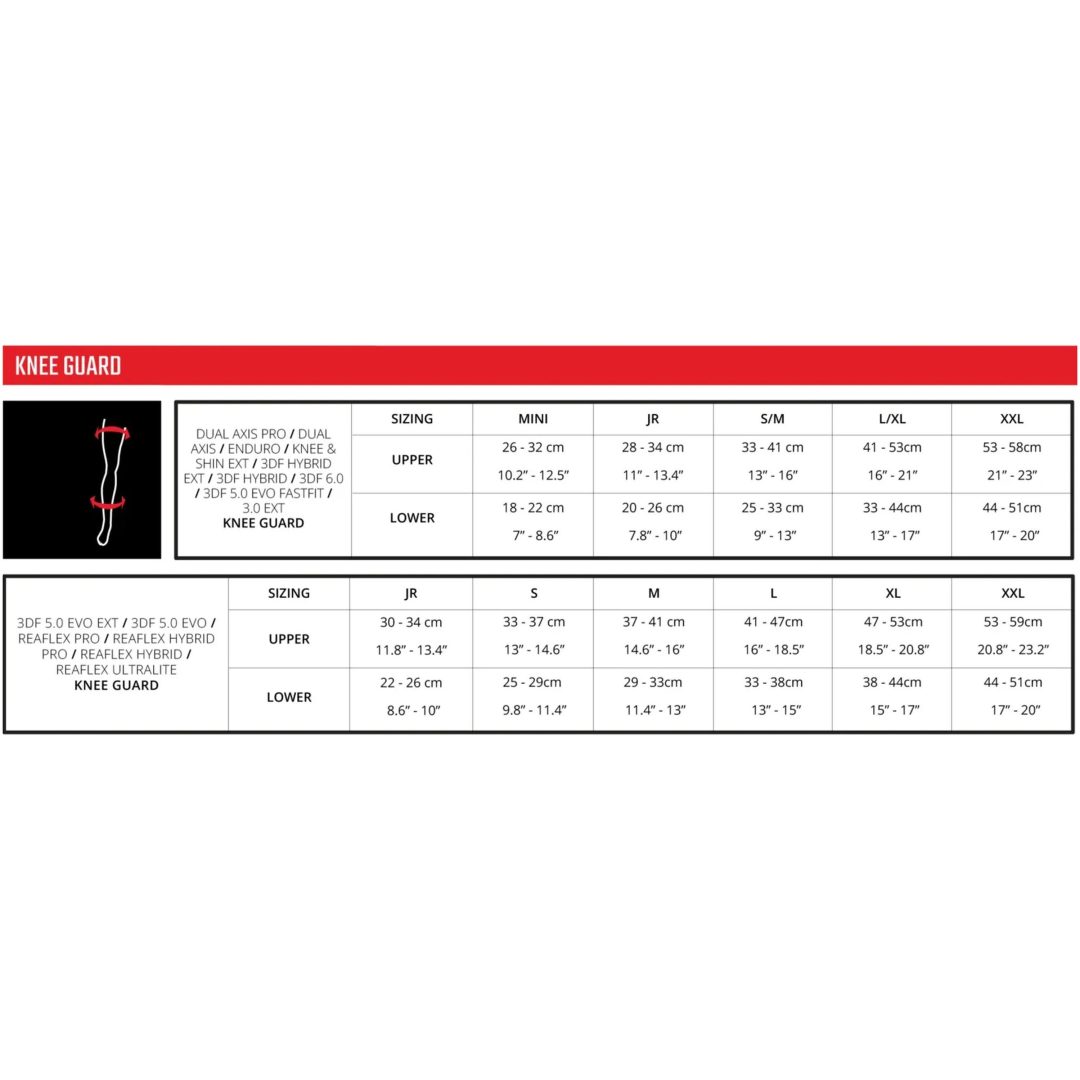 Knäskydd 3DF 5.0 Evo Svart Leatt s – bild 2