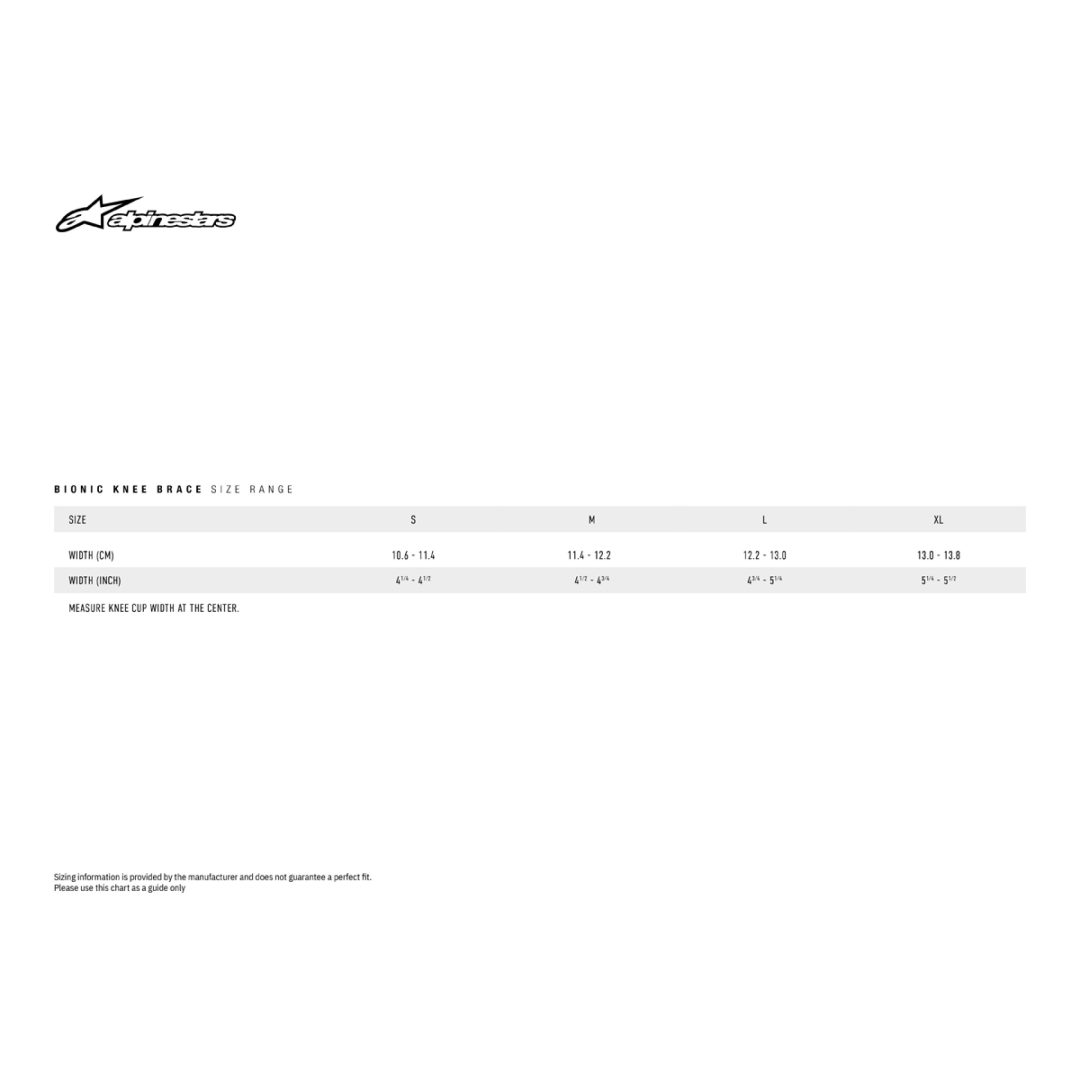 Knäskydd Bionic Flex Svart/Röd ALPINESTARS Small/Medium – bild 2